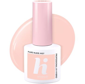 Hi Hybrid Hi Date lakier hybrydowy 107 Pure Nude 5 ml