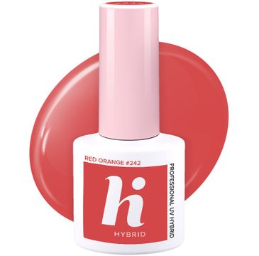 Hi Hybrid Hi Date lakier hybrydowy 242 Red Orange 5 ml