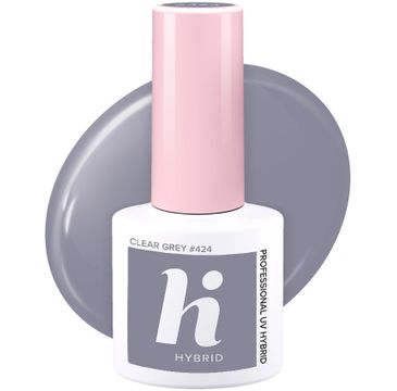 Hi Hybrid Hi Date lakier hybrydowy 424 Clear Grey 5 ml