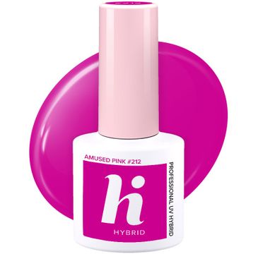 Hi Hybrid Hi Party lakier hybrydowy 212 Amused Pink 5 ml