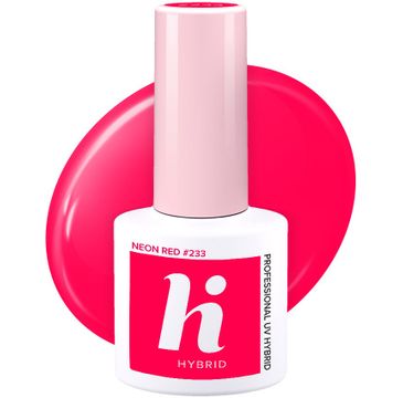 Hi Hybrid Hi Sport lakier hybrydowy 233 Neon Red 5 ml