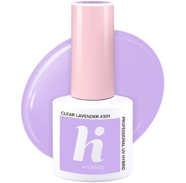 Hi Hybrid Hi Sport lakier hybrydowy 301 Clear Lavender 5 ml