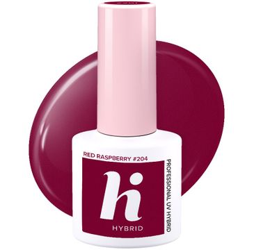 Hi Hybrid lakier hybrydowy nr 204 Red Raspberry 5 ml