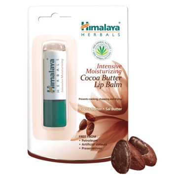 Himalaya Herbals Intensive Moisturizing Lip Balm intensywnie nawilżający balsam do ust Masło kakaowe (4,5 g)