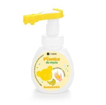 HiSkin Kids pianka do mycia rąk i ciała Bananowa (300 ml)