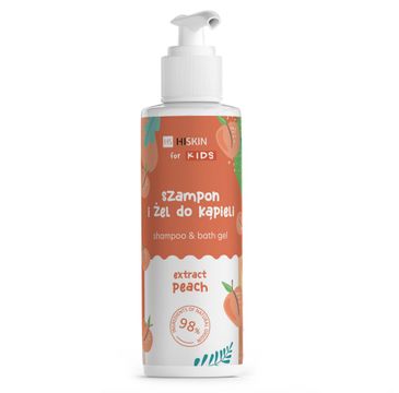 HiSkin Kids szampon i żel do kąpieli Brzoskwinia 280ml