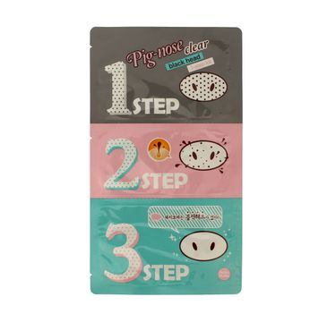 Holika Holika 3-step Pig-Noce Clear plasterki na nos 3 szt