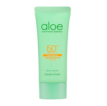 Holika Holika Aloe Soothing Essence Face & Body Waterproof Sun Gel SPF50+ krem przeciwsłoneczny do twarzy i ciała 100ml