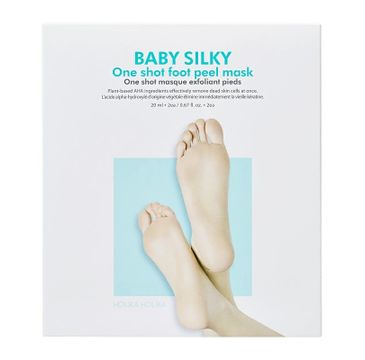 HOLIKA HOLIKA Baby Silky One Shot Foot Peel Mask peelingująca maska ​​do stóp w formie skarpet 2x20ml