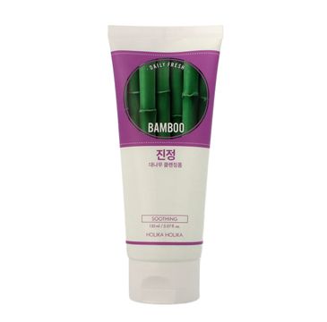 Holika Holika Daily Fresh pianka oczyszczająca kojąca Bamboo (150 ml)