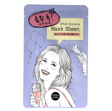 Holika Holika Mask Sheet After Drinking maska do każdego typu cery regenerująca 20 ml