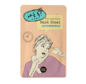 Holika Holika Mask Sheet After Night Overtime maska do każdego rodzaju cery w płacie relaksująca 1 szt.