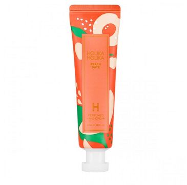 Holika Holika Peach Date Perfumed Hand Cream nawilżający krem do rąk Brzoskwinia 30ml