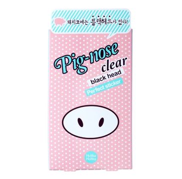 HOLIKA HOLIKA Pig-Nose Clear Black Head Perfect Sticker plasterek oczyszczający na nos