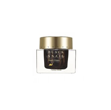 Holika Holika Prime Youth Black Snail Repair Cream krem nawilżający o wysokiej zawartości ekstraktu ze śluzu ślimaka 50ml