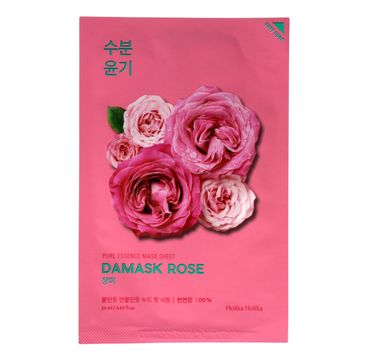 Holika Holika Pure Essence Mask Sheet-Damask Rose maseczka do każdego typu cery nawilżająca 20 ml