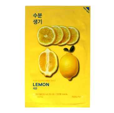 Holika Holika Pure Essence Mask Sheet-Lemon maseczka do każdego typu cery oczyszczająca 20 ml