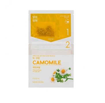 Holika Holika Tea Brewed Mask Sheet dwuskładnikowa maseczka w płachcie do twarzy Camomile 27ml