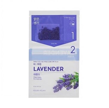 Holika Holika Tea Brewed Mask Sheet dwuskładnikowa maseczka w płachcie do twarzy Lavender 27ml