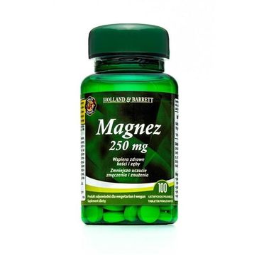 Holland & Barrett Magnez 250mg suplement diety 100 tabletek