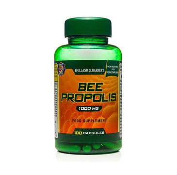 Holland & Barrett Propolis 1000mg produkt wegański 100 kapsułek