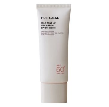Hue Calm Vegan Mild Tone Up Sun Cream SPF50+ PA++++ tonujący krem przeciwsłoneczny (40 ml)