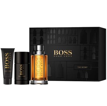Hugo Boss Boss The Scent For Man zestaw woda toaletowa spray 100ml + dezodorant sztyft 75ml + żel pod prysznic 50ml