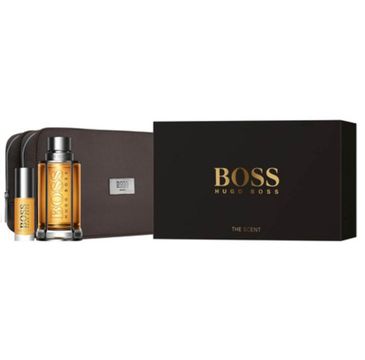 Hugo Boss Boss The Scent For Man zestaw woda toaletowa spray 100ml + miniatura wody toaletowej spray 8ml + kosmetyczka