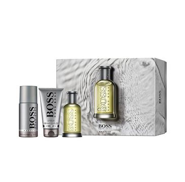 Hugo Boss Bottled zestaw woda toaletowa spray 100ml + dezodorant spray 150ml + żel pod prysznic 100ml (1 szt.)