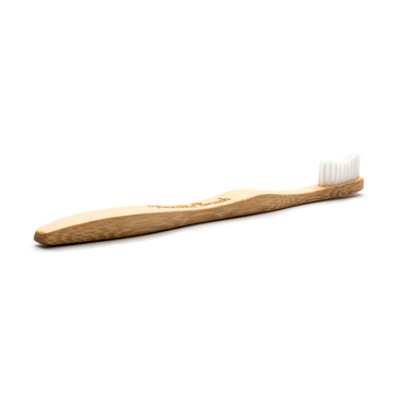 Humble bambusowa szczoteczka do zębów średnia biała (1 szt.)