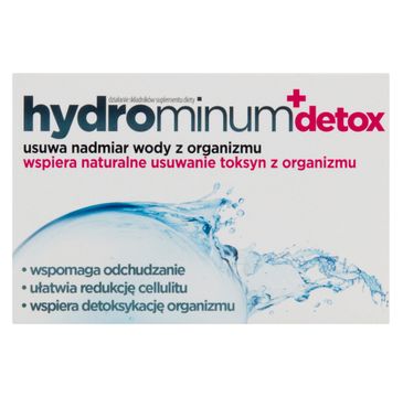 Hydrominum Detox suplement diety usuwający z organizmu nadmiar wody oraz toksyny 30 tabletek