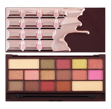 I Heart Revolution Rose Gold Chocolate Palette zestaw cieni do powiek 16 kolorów 22 g