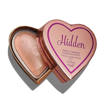 I Heart Revolution Glow Hearts – rozświetlacz do twarzy Hardly Hidden (10 g)