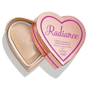 I Heart Revolution Glow Hearts – rozświetlacz do twarzy Ray of Radian (10 g)