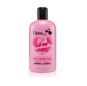 I Love Bath & Shower Creme krem pod prysznic i do kąpieli Pink Marshmallow 500ml