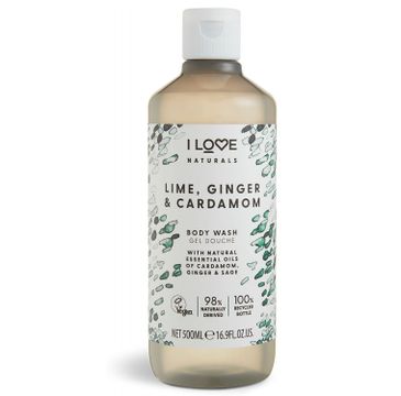 I Love Naturals Body Wash żel pod prysznic Lime Ginger & Cardamon 500ml