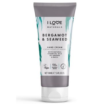 I Love Naturals Hand Cream krem do rąk Bergamot & Seaweed 75ml