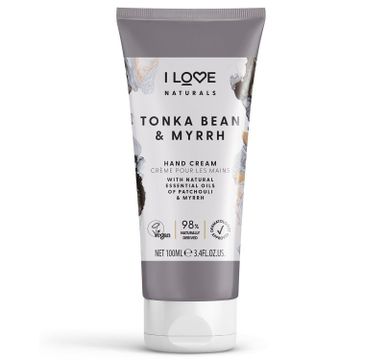 I Love Naturals Hand Cream krem do rąk Tonka Bean & Myrrh 75ml