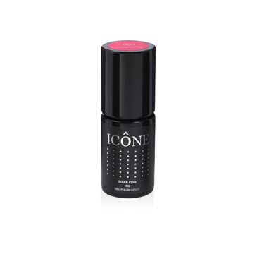 Icone Gel Polish UV/LED lakier hybrydowy 002 Dark Pink 6ml