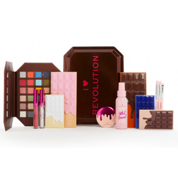 I Heart Revolution Chocolate Vault Tin Gift Set zestaw kosmetyków do makijażu
