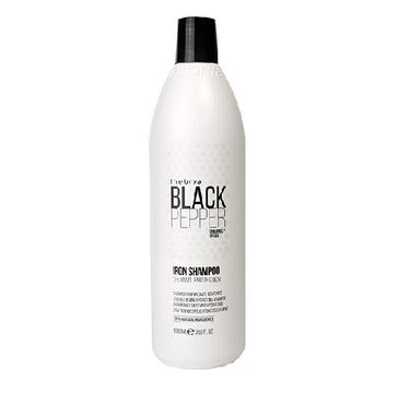 Inebrya Black Pepper Iron Shampoo wzmacniający szampon nawilżający do włosów (1000 ml)