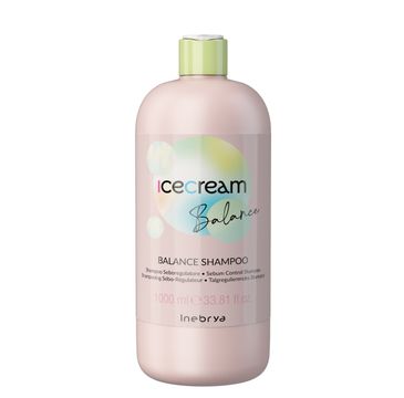 Inebrya Ice Cream Balance Shampoo szampon do włosów przetłuszczających się (1000 ml)