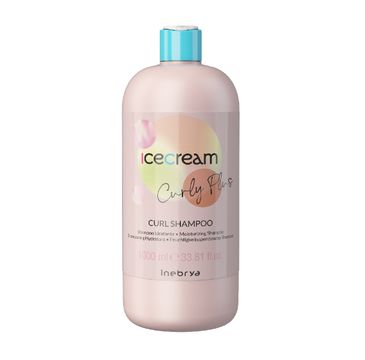 Inebrya Ice Cream Curly Plus Curl Shampoo nawilżający szampon do włosów kręconych i falowanych (1000 ml)