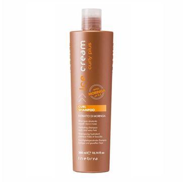 Inebrya Ice Cream Curly Plus Shampoo nawilżający szampon do włosów kręconych i falowanych (300 ml)