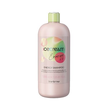 Inebrya Ice Cream Energy Shampoo energetyzujący szampon do włosów słabych i cienkich (1000 ml)