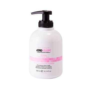 Inebrya Ice Cream Kromask Professional Rosa maska do włosów odświeżająca kolor Pink (300 ml)