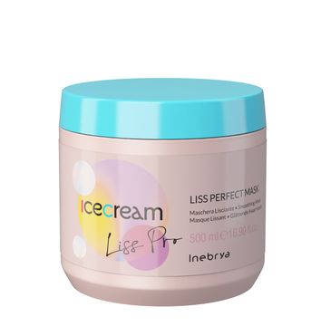 Inebrya Ice Cream Liss-Pro maska wygładzająca włosy (500 ml)