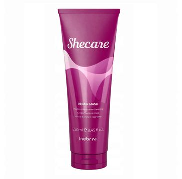 Inebrya Shecare Repair Mask rozświetlająco-naprawcza maska do włosów zniszczonych zabiegami chemicznymi (250 ml)