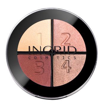 Ingrid Smokey Eyes cienie do powiek poczwórne nr 116 (7 g)