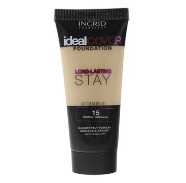 Ingrid Ideal Cover Long-Lasting Stay podkład nr 15 Natural (30 ml)